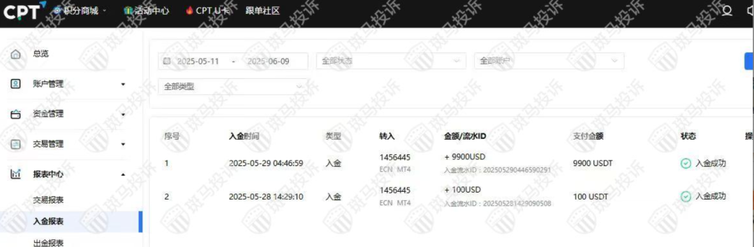 盈利9千多美金，竟被CPT外汇平台“卡住”？外汇